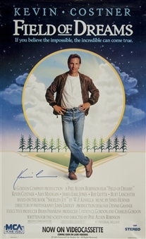 Kevin Costner Signed "Field of Dreams" Full Size Movie Poster (PSA/DNA)